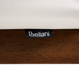 Beliani Set Of 2 Dining Chairs Amery Wood Off-White/ Brown - thumbnail 9