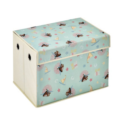 Disney Moana Large Fabric Storage Box With Flip-Top Lid - Durable, Collapsible Toy Chest For Kids' Books, Treasures & Toys - image 1