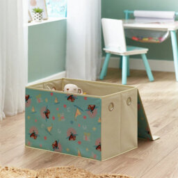 Disney Moana Large Fabric Storage Box With Flip-Top Lid - Durable, Collapsible Toy Chest For Kids' Books, Treasures & Toys - thumbnail 5