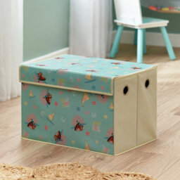Disney Moana Large Fabric Storage Box With Flip-Top Lid - Durable, Collapsible Toy Chest For Kids' Books, Treasures & Toys - thumbnail 2