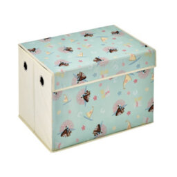 Disney Moana Large Fabric Storage Box With Flip-Top Lid - Durable, Collapsible Toy Chest For Kids' Books, Treasures & Toys - thumbnail 1