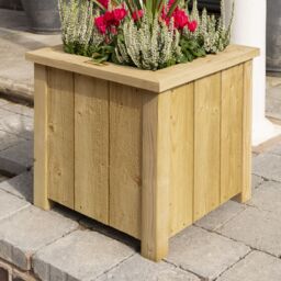 Rowlinson Heritage Square Softwood Planter 30L (W)40Cm - thumbnail 7