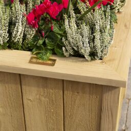 Rowlinson Heritage Square Softwood Planter 30L (W)40Cm - thumbnail 8