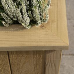 Rowlinson Heritage Square Softwood Planter 30L (W)40Cm - thumbnail 9