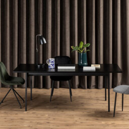 Furniture To Go Angus Dining Table In Black & Powder-Coated Metal Legs - thumbnail 4