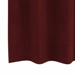 Berkfield Blackout Curtains With Eyelets 2 Pcs Wine Red Velvet - thumbnail 5