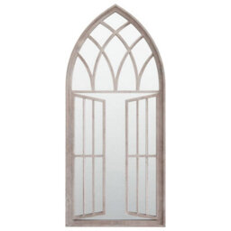 Berkfield Garden Mirror Sand 100X45 Cm Iron For Outdoor Use - thumbnail 2