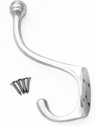 Castelion Large Chrome Single Hat And Coat Hook - thumbnail 2