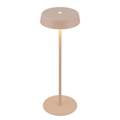 Briloner Led Table Lamp Rechargeable Light Dimmable Cordless Touch Ip44 Outdoor Beige - image 1