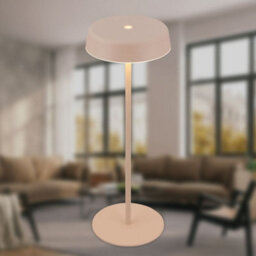 Briloner Led Table Lamp Rechargeable Light Dimmable Cordless Touch Ip44 Outdoor Beige - thumbnail 2
