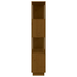Berkfield Book Cabinet/room Divider Honey Brown 80X25X132 Cm Solid Wood - thumbnail 6