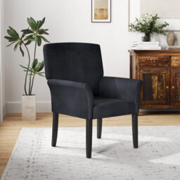 Costway Waiting Room Chair Velvet Executive Reception Chair W/ Padded Armrests - thumbnail 7