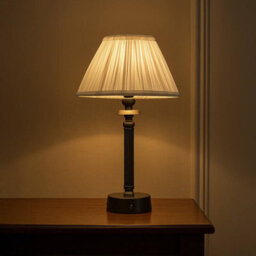 Wisteria Edith Usb Rechargeable Led Touch Table Lamp Pewter - thumbnail 6