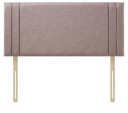 "Slumbre Rio Turin Linen 4Ft6 Double 20"" Headboard -  Beige"