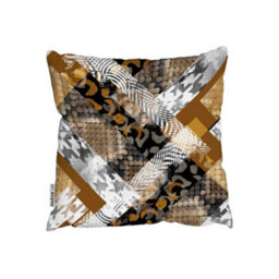 Andrew Lee Cushions - Geometric Snake Skin & Patterns (Cushion) / 60Cm X 60Cm - thumbnail 1