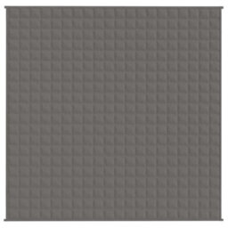 Vidaxl Weighted Blanket Grey 200X200 Cm 9 Kg Fabric Weighted Blankets - thumbnail 3