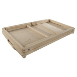 Woodeedoo Wooden Bed Serving Tray With Folding Legs Handles And Laptop Stand Rectangular Unfinished Pine Table 50 X 30 X 27 Cm - thumbnail 6