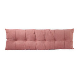 Living And Home Pink Removable And Washable Chenille Cushion Headboard Pillow, 180Cm W X 60Cm H - thumbnail 4