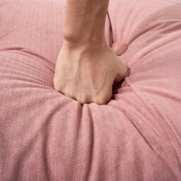 Living And Home Pink Removable And Washable Chenille Cushion Headboard Pillow, 180Cm W X 60Cm H - thumbnail 6
