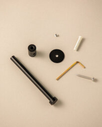 Cosmic Paper Holder Without Cover Matt Black Logic - thumbnail 3