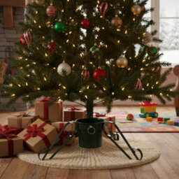 Pegdev - Pdl Traditional Christmas Tree Stand With 3 Legs 3 Screw Clamps And Water - thumbnail 3