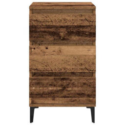 Berkfield Durable Bedside Cabinet Old Wood 40X35X70 Cm Engineered Wood - thumbnail 6