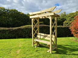 Churnet Valley Garden Furniture Ltd Tokyo Arch 4Ft With Ashcombe Bench - thumbnail 3