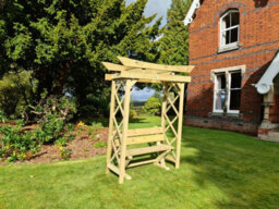 Churnet Valley Garden Furniture Ltd Tokyo Arch 4Ft With Ashcombe Bench - thumbnail 5