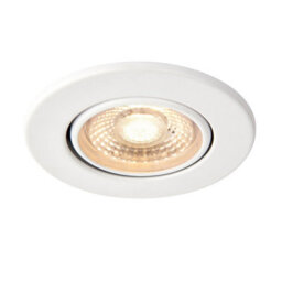 Luminosa Lighting Luminosa Shieldeco 500 Cct Tiltable Light 5W Recessed Downlight Matt White Paint - thumbnail 3