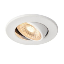 Luminosa Lighting Luminosa Shieldeco 500 Cct Tiltable Light 5W Recessed Downlight Matt White Paint - thumbnail 2