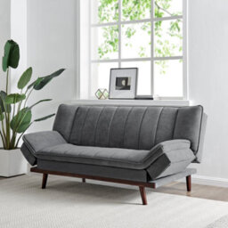 Bravich Mondaine Sofa Bed Click Clack Double - Grey - thumbnail 8