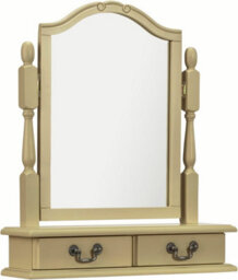 Statement Furniture Juliette Dressing Table Set With Trinket Mirror - Gold - thumbnail 6