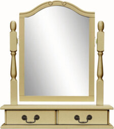 Statement Furniture Juliette Dressing Table Set With Trinket Mirror - Gold - thumbnail 5