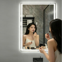 Gr8 Home Led Bathroom Mirror 60X90Cm Anti-Fog Touch Sensor Dimmable Wall Mounted - thumbnail 5