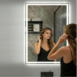 Gr8 Home Led Bathroom Mirror 60X90Cm Anti-Fog Touch Sensor Dimmable Wall Mounted - thumbnail 6