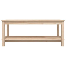 Berkfield Coffee Table 110X55X45 Cm Solid Wood Pine - thumbnail 5