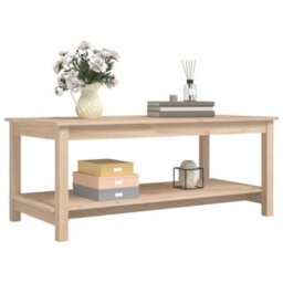 Berkfield Coffee Table 110X55X45 Cm Solid Wood Pine - thumbnail 4