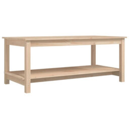 Berkfield Coffee Table 110X55X45 Cm Solid Wood Pine - thumbnail 2