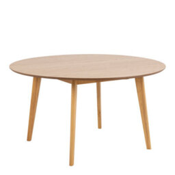 Furniture To Go Roxby Round Dining Table In Oak 140X76Cm Included 4 Roxby Dining Chairs In Oak - thumbnail 2
