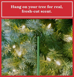 Premier Decorations Limited Scentsicles 6 Scented Christmas Tree Ornaments Hanging Sticks Snowberry Pine - thumbnail 6