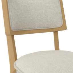 Where Saints Go Ltd Meg Dining Chair, Frost Linen Blend, Light Oak Finish Birch Frame By Where Saints Go - thumbnail 6