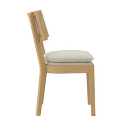 Where Saints Go Ltd Meg Dining Chair, Frost Linen Blend, Light Oak Finish Birch Frame By Where Saints Go - thumbnail 7