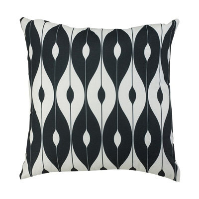 Glendale Garden & Leisure Scatter Cushion 18X18 Pattern Outdoor Garden Furniture Cushion (Pack Of 4) - L46 X W46 Cm - Black - image 1