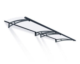 Canopia By Palram Aquila 3000 Grey Door Canopy, (H)17.5Cm (W)302Cm (D)91.5Cm - thumbnail 1
