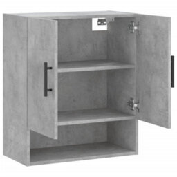 Walplus Wall Cabinet Concrete Grey 60X31X70 Cm Engineered Wood - thumbnail 6