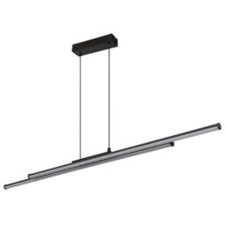 Luminosa Lighting Luminosa Kirina Pendant Ceiling Light Matt Black 2X Led 3000K - thumbnail 2