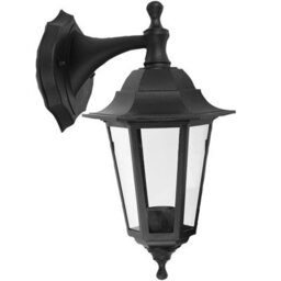 Kenable Wall-Mounted Outdoor Lantern Style Lamp Garden Light 250X165 Black - thumbnail 4