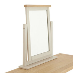 The Furniture Market Cheshire Dove Grey Painted Vanity Dressing Table Mirror H 680mm X W 590mm X D 120mm - thumbnail 5