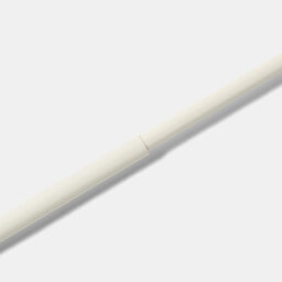 Ohs Bow Finial Curtain Pole Extendable 16mm Metal End Rod 70-120Cm - Cream - thumbnail 3