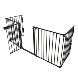 Gr8 Home Baby Safety Fence Hearth Fire Gate Metal Bbq Pet Dog Cat Playpen Fireplace Guard - thumbnail 2